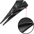 2Pcs Universal Black Cars Auto Vehicle Tuning Air Flow Intake Scoop Bonnet Vent - Image 4