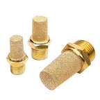 Beduan 3 Pcs Pneumatic Brass Exhaust Muffler Filter, 1/4" Male Thread Hex by Beduan