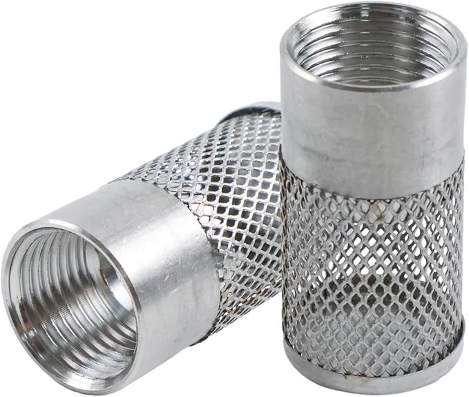 Dia Hose Inlet Suction Strainer Filter, Stainless Steel Water Pump Filter by Etersec