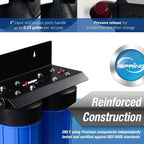 iSpring WGB21B-PB+AHPF12MNPT16X2 2-Stage Whole House Water Filtration System w/ - Image 2