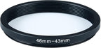 46mm to 43mm Step-Down Ring Filter Adapter - Image 2