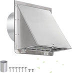 4 Inch Dryer Vent Cover Outside by JYINCPED