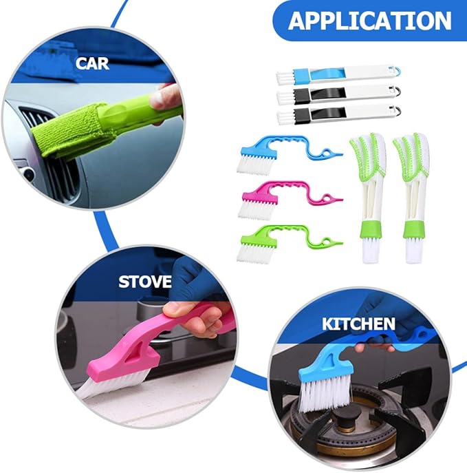 8pcs Window Cleaning Brush Set - Image 3