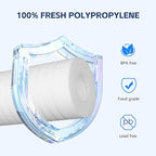 BLUERISE 5 Micron 10" x 2.5" Water Filter Replacement Whole House Sediment Home - Image 4