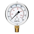 SENCTRL 0-160 Psi Glycerin Liquid Filled Air Pressure Gauge, 2.5" Dial Size by senctrl