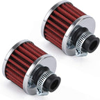 PTNHZ Universal 2 PCS 12mm Auto Cone Mini oil Air Intake Filter Crankcase Vent - Image 2