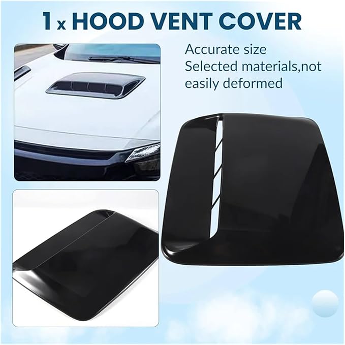 Car Universal Hood Vent Air Outlet Cover Compatible - Image 5
