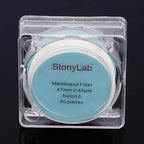 stonylab 50 Pack Nylon Membrane Filters, Hydrophilic Nylon Membrane Disc Filters - Image 6