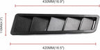 2Pcs Car Hood Vent Trim Louver Air Flow Intake Universal Compatible - Image 5