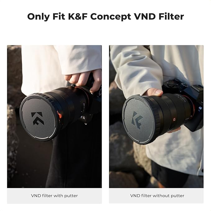K&F CONCEPT 82mm Variable ND Lens Filter Cap TPU Material Filter Cap Only - Image 6