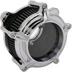 Harley Air Cleaner Chrome See Through Intake Filter Kit Cnc Cut - Image 5