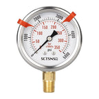 0 to 5000 Psi Hydraulic Pressure Gauge, Glycerin Liquid Filled, 2.5 inch Dial - Image 8