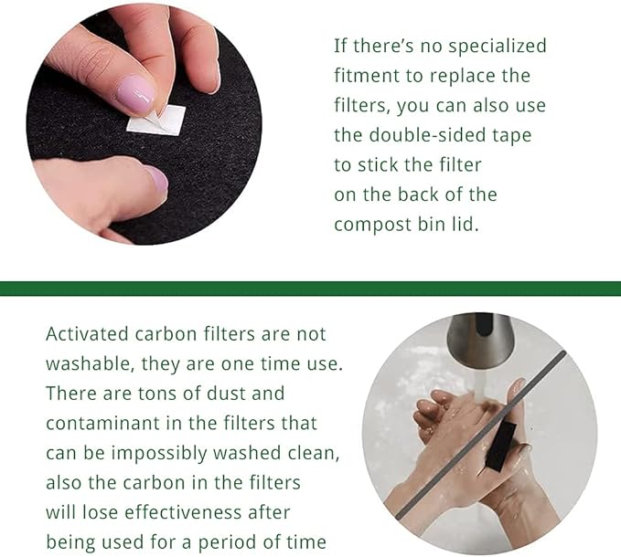 Compost Bin Carbon Odor Filters Substitute - Image 6