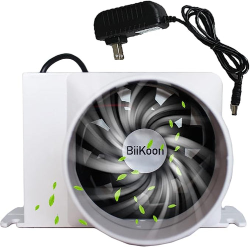 3 Inch Inline Fan 12V Tube Vent Fan Powerful 130Cfm in-line Duct Fan 20W by Unknown