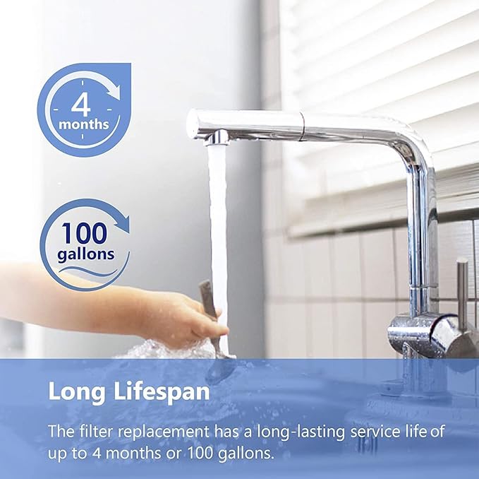 Overbest Faucet Water Filter, Replacement - Image 4