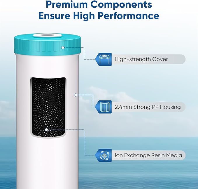 PUREPLUS 4.5"x 20" 3-Stage Whole House Water Filter Cartridge Combo Kit - Image 3