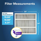 Filtrete 20x20x4 AC Furnace Air Filter, MPR 1550, MERV 12, Fits Honeywell - Image 2
