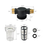 Water Pump Filter 100 Mesh Filter 3/4 Inch Interface Equipped - Image 2
