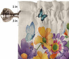 Spring Flowers Kitchen Curtains 54 Inches length, Farmhouse Vintage Country - Image 6