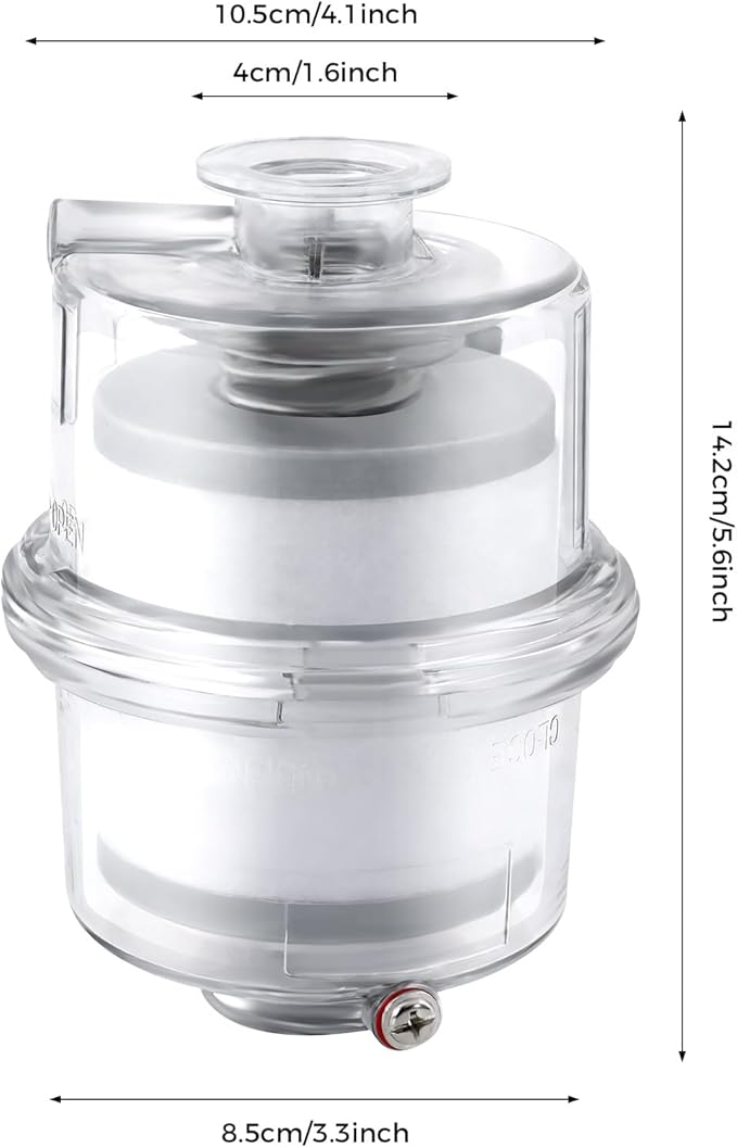 KF25 Oil Mist Filter, Vacuum Pump Fume Separator Exhaust Filter, Interface - Image 7