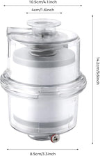 Vacuum Pump Oil Mist Filter, KF25 Quick Release Flange 95% Filtration, PC Clear - Image 7