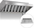 Hood Filters 19.5W x 19.5H Inch 430 Stainless Steel Pack of 6, 7 Grooves - Image 5