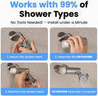 NSF 42 Certified Universal & Easy Installation Shower Filter - Image 7