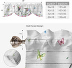 Spring Tie Up Valance Curtains for Windows, Kitchen Curtains Window Shades - Image 6