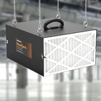 PURISYSTEMS Air Filtration System 3-Speed Remote, Hanging Air Filter w/RF Remote - Image 4