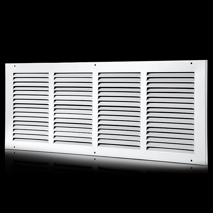 24x8 Return Air Grille, Air Return Vent Cover, Flat Vent Cover, Rejillas De by Unknown