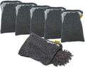 6 lbs Carbon Charcoal Filter Media Pellets in 6 Mesh Bags by Aquapapa