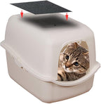6 Pack Charcoal Cat Litter Box Replacment Filter Hooded Cat Litter Boxes and - Image 7