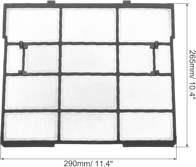PATIKIL Air Conditioner Filter Replacement 290mm x 265mm, Plastic Air Filtering - Image 2