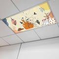 Fluorescent Light Covers for Ceiling Lights Boho Abstract Geometric Magnetic by Home+L6