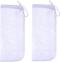ALEGI Media Filter Bag Aquarium Extra Fine, Reusable 180 Micron Drawstring Mesh by ALEGIAquarium
