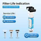 Water Filter for Sink with Faucet, NSF/ANSI 42&53 Improve Taste, EZ Change Life - Image 9