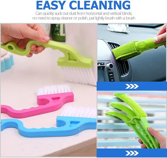 Window Groove Cleaning Brush Set 8pcs - Image 8