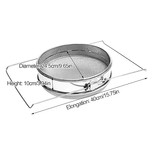 Honey Separator, Stainless Steel Double Sieve, Beekeeping Honey Harvesting - Image 5