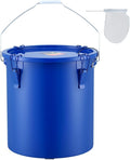 VEVOR Fryer Grease Bucket - 6 Gal Carbon Steel Oil Disposal Caddy by VEVOR