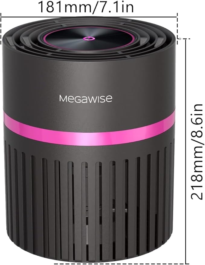MEGAWISE Home air purifier, True HEPA & Activated Carbon - Image 2