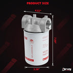 High Flow Fuel Filter, 1” NPT 30 Micronn Spin-on Cartridge Style Compatible - Image 5