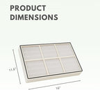 Nispira HEPA Filter with 4 Pre-Carbon Filters Compatible with Whirlpool - Image 2
