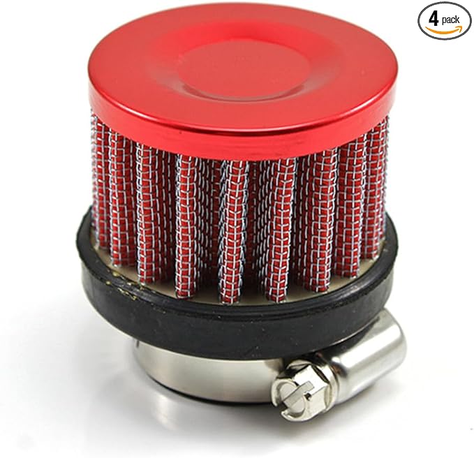 4 Pack ID I inch Air Intake Filter by AotoKoop