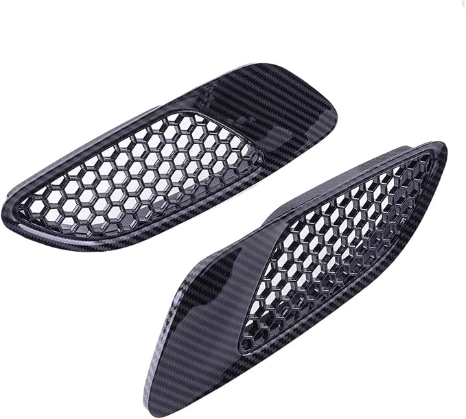 1 Pair Car Front Bonnet Hood Vent Air Intake Cover Compatible by Unknown