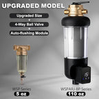 iSpring WSP500ARJ-BP, NSF Certified, Whole House Spin-Down Sediment Water Filter - Image 3