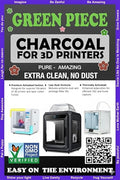 Activated Carbon for 3D Printers & Laser Engravers – Thermally Activated by GreenPiece