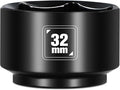 BLACKROBOT 32mm Low Profile Oil Filter Socket, 3/8" Drive 6-Point Oil Filter by BLACKROBOT