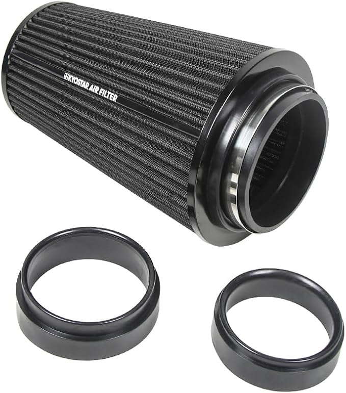 Universal 3/3.5/4" High-Flow Air Filter, Reusable Cone Cold Air Intake - Image 6