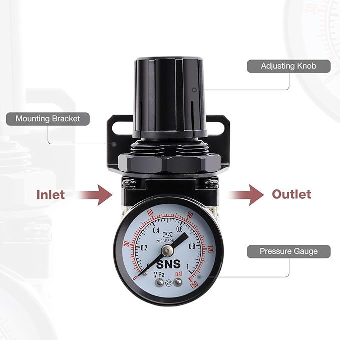 SNS Air Compressor Pressure Regulator - Image 7