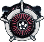 Air Filter Intake Motorcycle Turbine Cleaner Kit Cnc Cut Chrome by Unknown